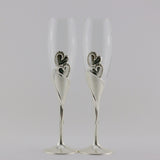 WJ1C  SILVER CHAMPAGNE FLUTE