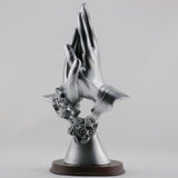 CP790 ANTIQUE SILVER JOINED HANDS FIGURINE