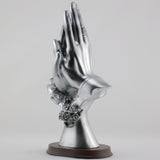 CP790 ANTIQUE SILVER JOINED HANDS FIGURINE