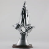 CP790 ANTIQUE SILVER JOINED HANDS FIGURINE