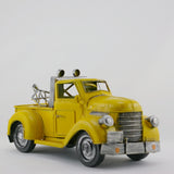 MM7165   ANTIQUE YELLOW PICK-UP TRUCK  " PENNZOIL "