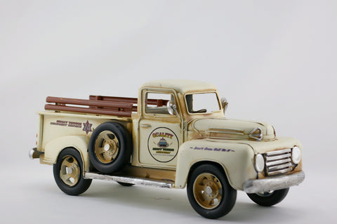 RC3928  ANTIQUE BEIGE PICK-UP TRUCK