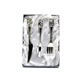 CN7500  SILVER PLATED BABY CUTLERY SET