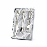 CN7500  SILVER PLATED BABY CUTLERY SET