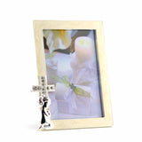 SE153G  PRAYING GIRL FRAME WITH CROSS ICON