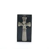 BC182G CROSS WITH PRAYING GIRL ICON