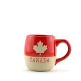 HYU159 CANADA MUG WITH " MAPLE LEAF " ICON