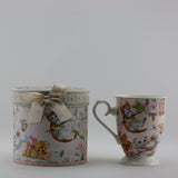 BV102M PORCELAIN TALL MUG " KITTEN & PUPPY "