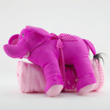 TEX120P  PINK FABRIC ELEPHANT & BLANKET