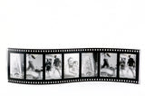 H21323  COLLAGE  BLACK FILM  " S " SHAPED PICTURE FRAME