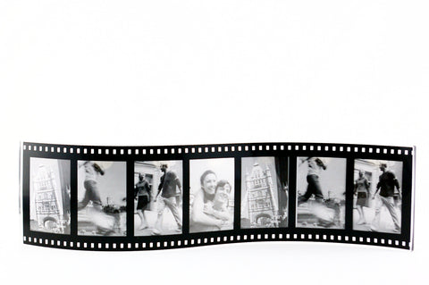 H21323  COLLAGE  BLACK FILM  " S " SHAPED PICTURE FRAME