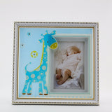 WSN916BU  BLUE GIRAFFE BABY FRAME