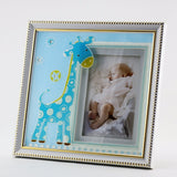 WSN916BU  BLUE GIRAFFE BABY FRAME