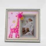 WSN916PK  PINK GIRAFFE BABY FRAME