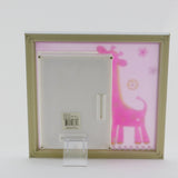 WSN916PK  PINK GIRAFFE BABY FRAME