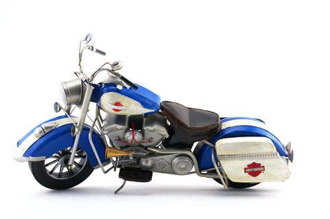 MM8931  ANTIQUE BLUE & BEIGE " HARLEY DAVIDSON "