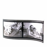 H21364  DOUBLE BLACK FILM  " S " SHAPED PICTURE FRAME