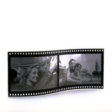 H21364  DOUBLE BLACK FILM  " S " SHAPED PICTURE FRAME