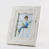 AHF7234  WHITE DISTRESSED FRAME