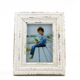 AHF7234  WHITE DISTRESSED FRAME