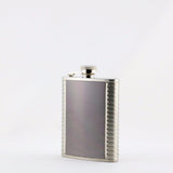 M201 STAINLESS STEEL MATTE SILVER FLASK