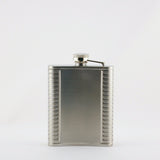 M201 STAINLESS STEEL MATTE SILVER FLASK