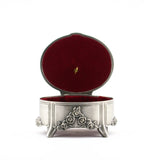 WY2150PW  OVAL MUSICAL JEWELLERY BOX " TITANIC SONG "