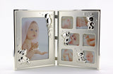 KC401  BABY'S SILVER COLLAGE FRAME