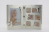 KC401  BABY'S SILVER COLLAGE FRAME