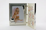 KC401  BABY'S SILVER COLLAGE FRAME