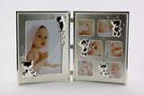 KC401  BABY'S SILVER COLLAGE FRAME