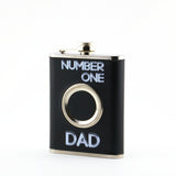 GIF125 BLACK FLASK " NUMBER ONE DAD "