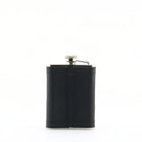 M2033BK STAINLESS STEEL FLASK & BLACK PLAID