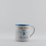 MUG115  MUG  " I LOVE MOMMY THIS MUCH "