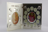 KC543D  BABY'S " FIRST YEAR " COLLAGE FRAME